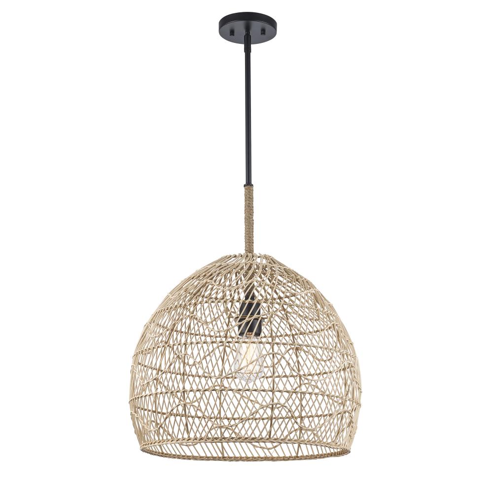 Reef 1 - Light Rattan Pendant