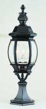 Trans Globe 4071 BK - Francisco 23" Postmount Lantern