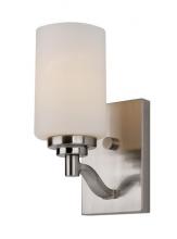 Trans Globe 70521 BN - Mod Pod Indoor Glass Drum Armed Sconce