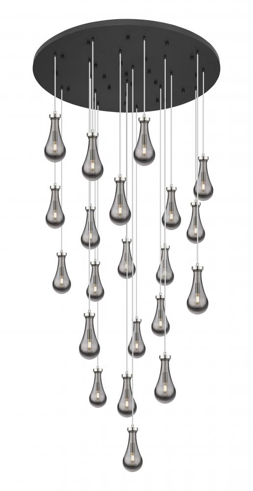 Owego - 21 Light - 48 inch - Polished Nickel - Multi Pendant