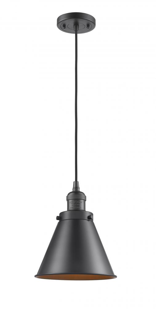 Appalachian - 1 Light - 8 inch - Oil Rubbed Bronze - Cord hung - Mini Pendant