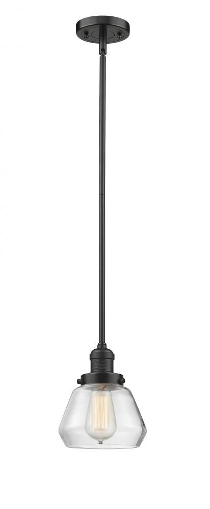 Fulton - 1 Light - 7 inch - Oil Rubbed Bronze - Stem Hung - Mini Pendant