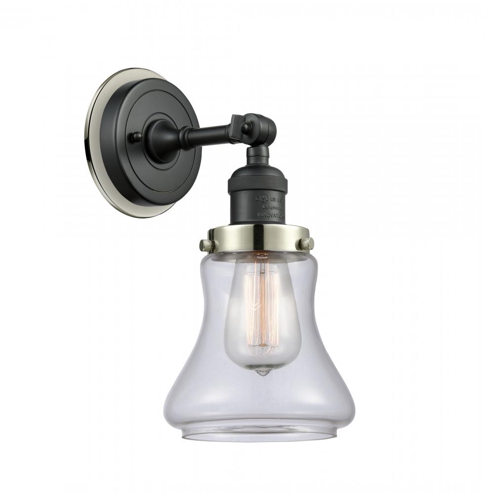 Bellmont - 1 Light - 7 inch - Matte Black - Sconce