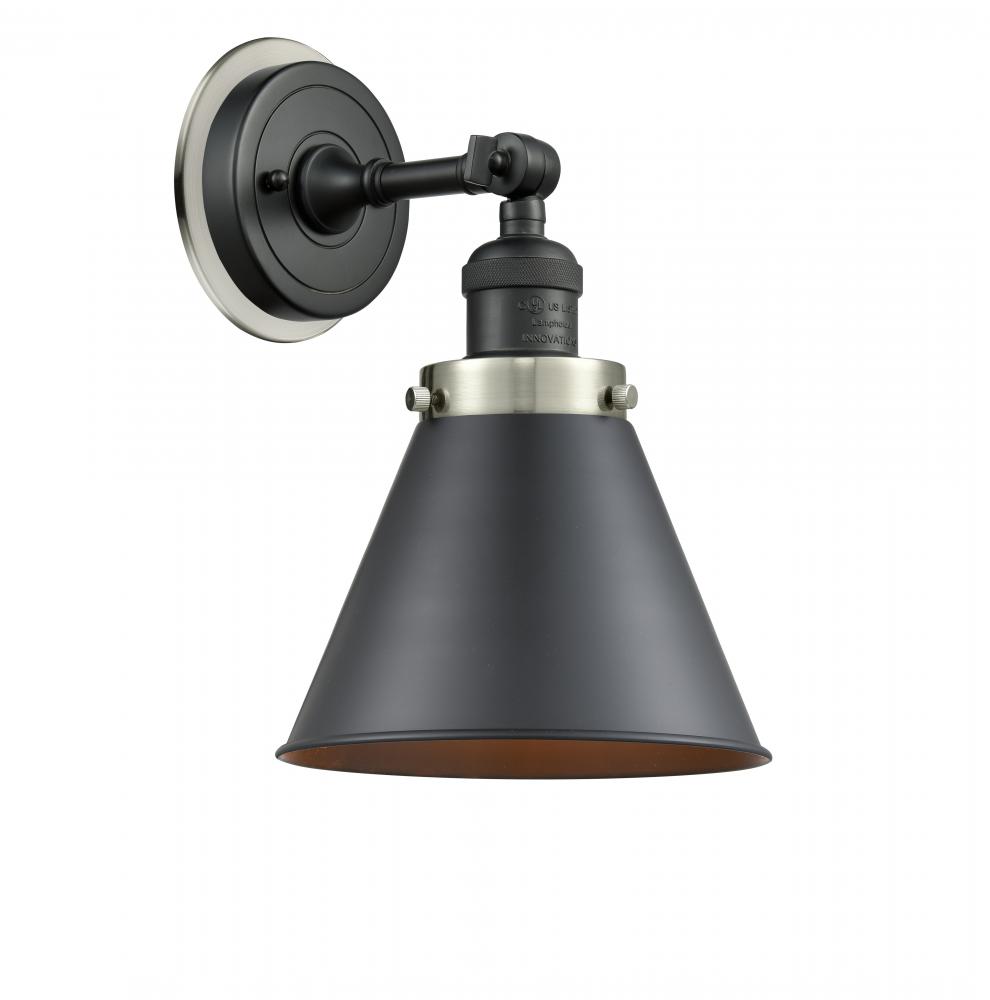 Appalachian - 1 Light - 8 inch - Matte Black - Sconce