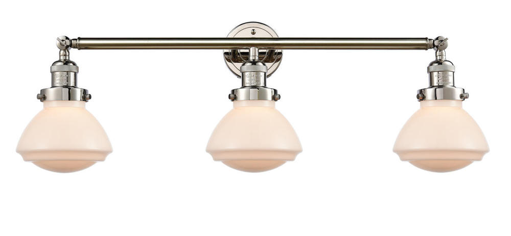 Olean - 3 Light - 31 inch - Polished Nickel - Bath Vanity Light