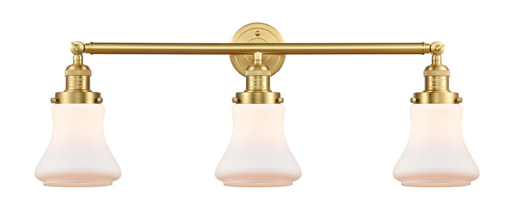 Bellmont - 3 Light - 30 inch - Satin Gold - Bath Vanity Light