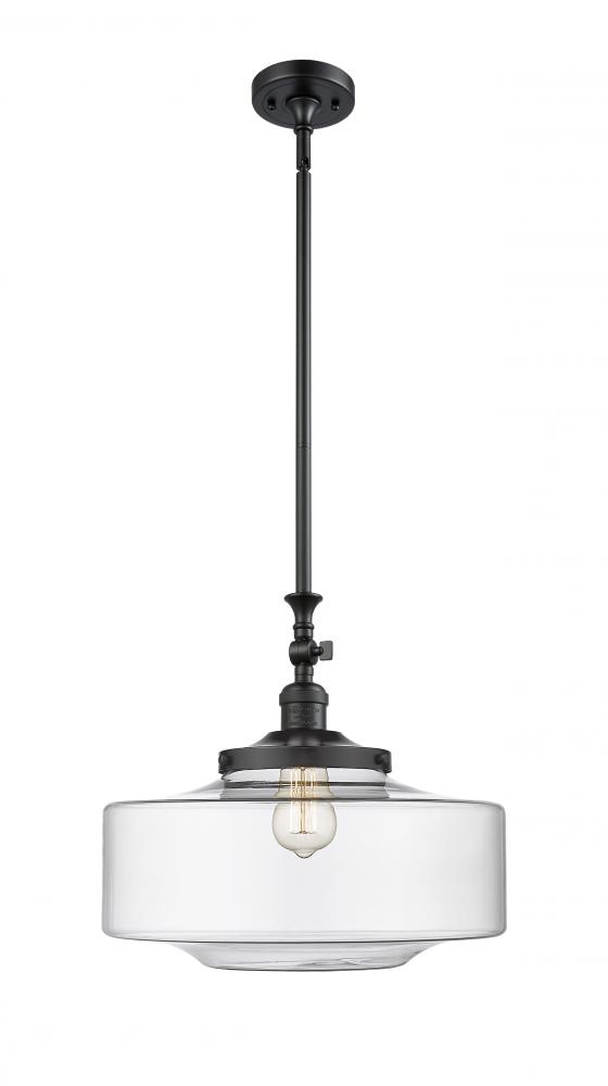 Bridgeton - 1 Light - 16 inch - Matte Black - Stem Hung - Mini Pendant