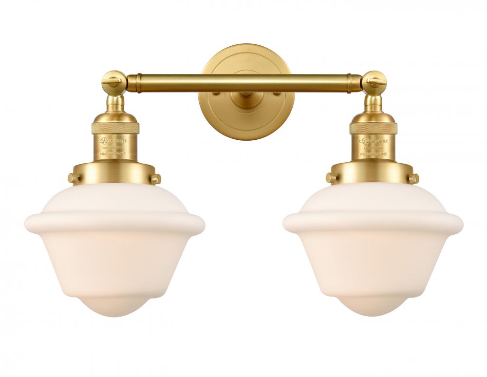 Oxford - 2 Light - 17 inch - Satin Gold - Bath Vanity Light