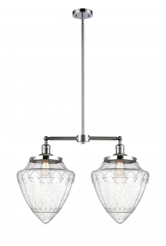 Bullet - 2 Light - 24 inch - Polished Chrome - Stem Hung - Island Light