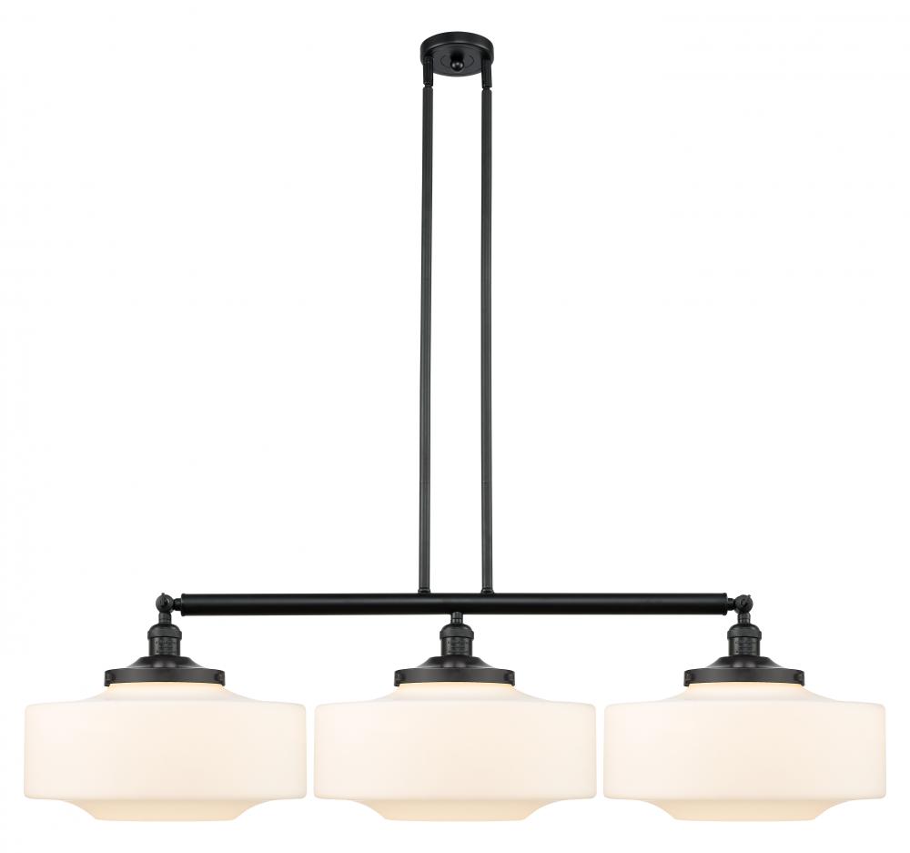 Bridgeton - 3 Light - 50 inch - Matte Black - Stem Hung - Island Light