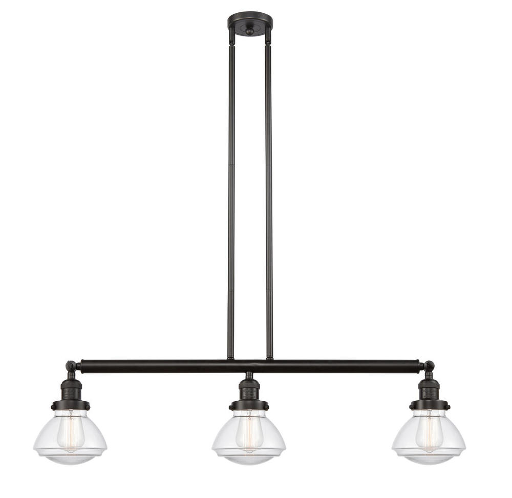 Olean - 3 Light - 39 inch - Oil Rubbed Bronze - Stem Hung - Island Light