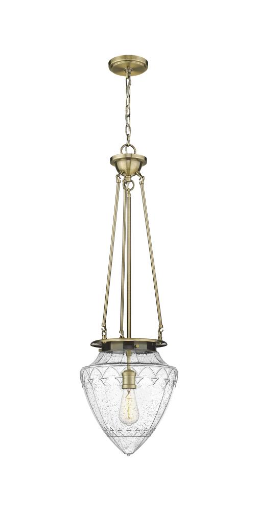 Beacon - 1 Light - 14 inch - Antique Brass - Chain Hung - Pendant