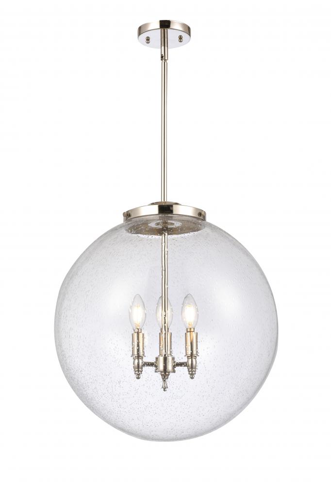 Beacon - 3 Light - 18 inch - Polished Nickel - Cord hung - Pendant