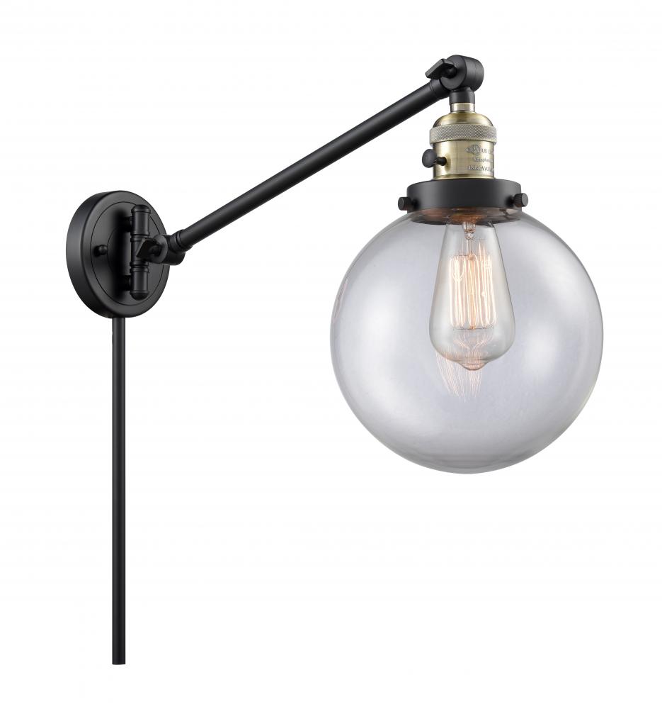 Beacon - 1 Light - 8 inch - Black Antique Brass - Swing Arm