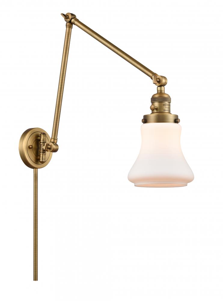 Bellmont - 1 Light - 8 inch - Brushed Brass - Swing Arm