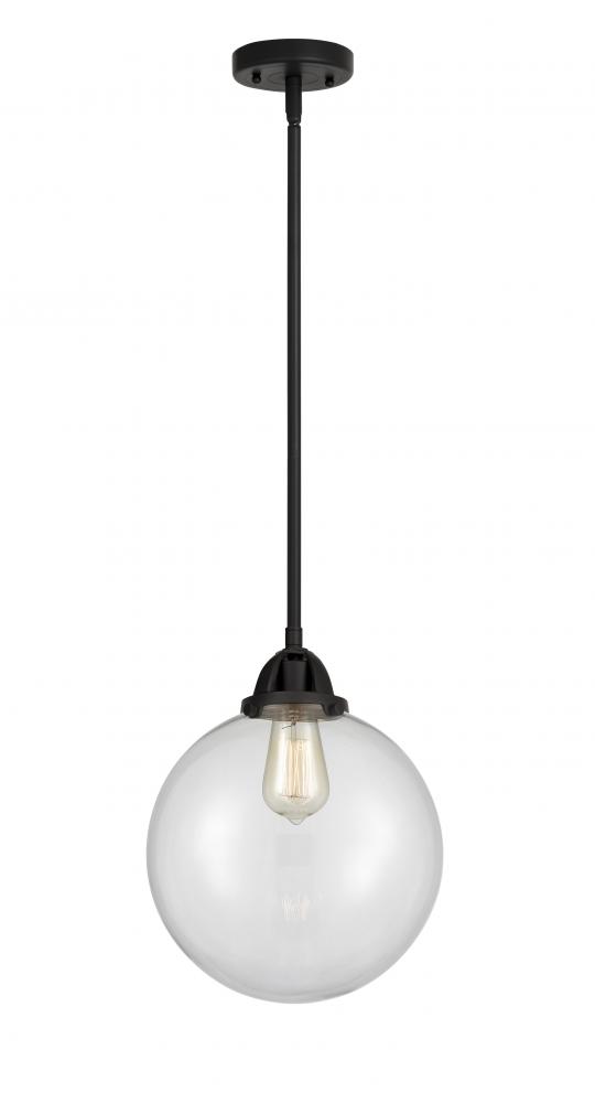 Beacon - 1 Light - 10 inch - Matte Black - Cord hung - Mini Pendant