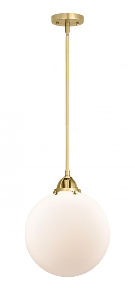 Beacon - 1 Light - 12 inch - Satin Gold - Cord hung - Mini Pendant