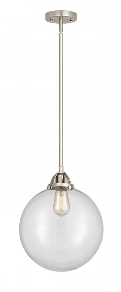 Beacon - 1 Light - 12 inch - Brushed Satin Nickel - Cord hung - Mini Pendant