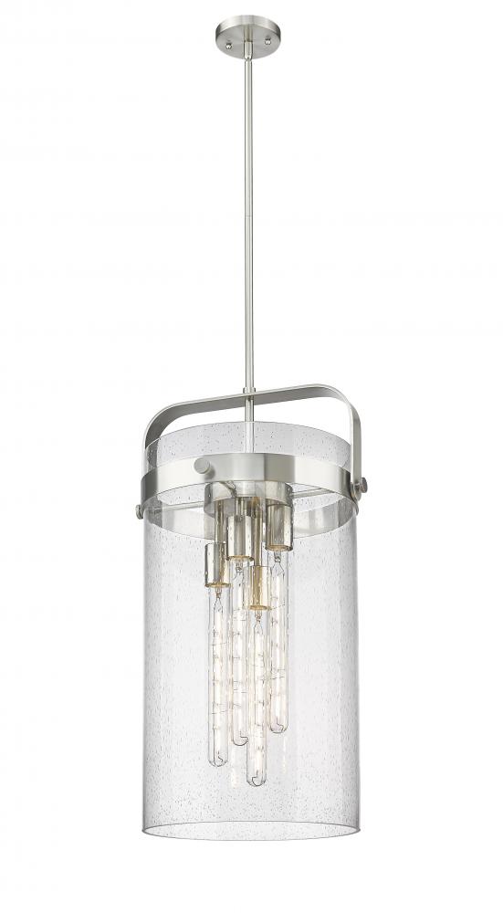 Pilaster - 4 Light - 12 inch - Satin Nickel - Pendant