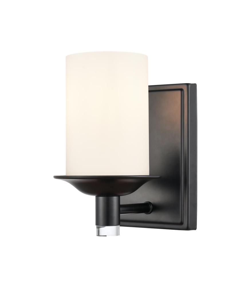 Manhattan - 1 Light - 5 inch - Matte Black - Bath Vanity Light