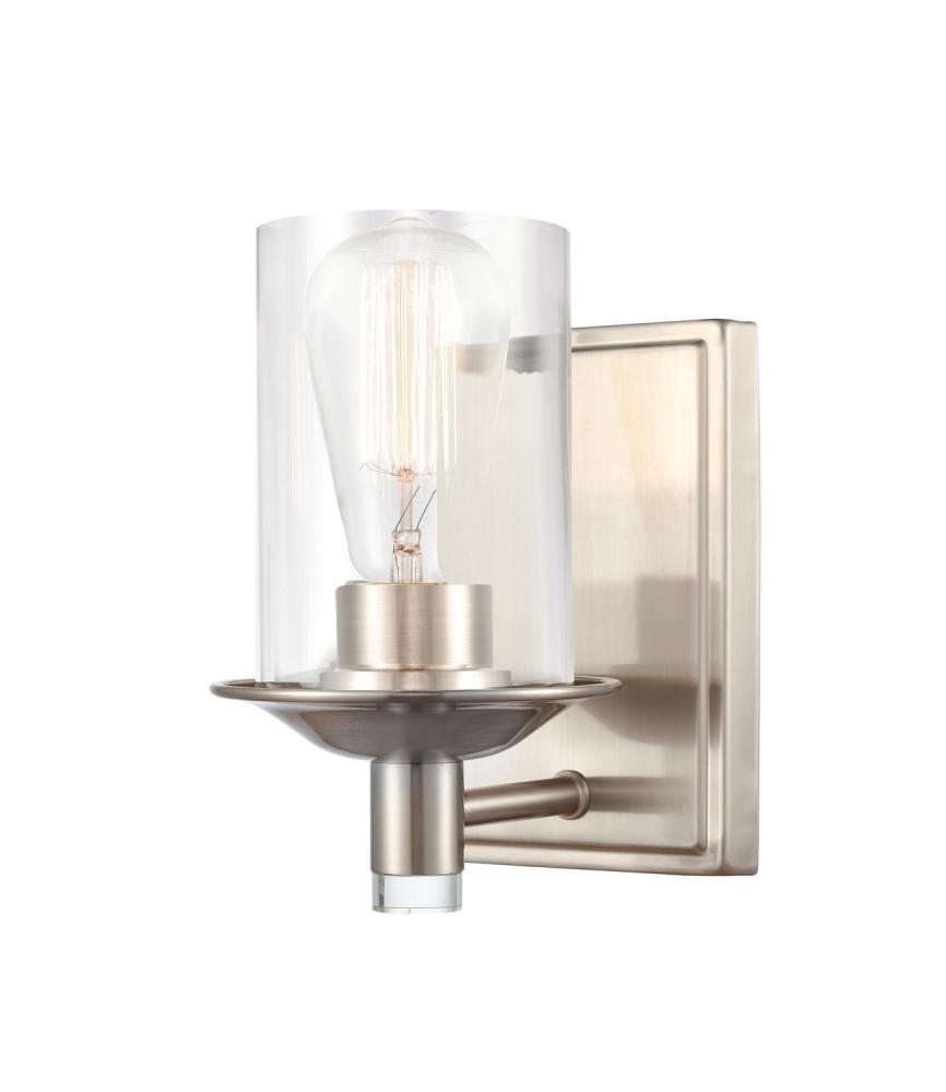 Manhattan - 1 Light - 5 inch - Satin Nickel - Bath Vanity Light