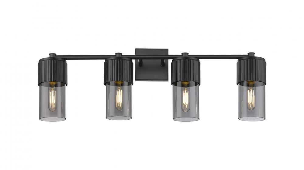 Bolivar - 4 Light - 31 inch - Matte Black - Bath Vanity Light