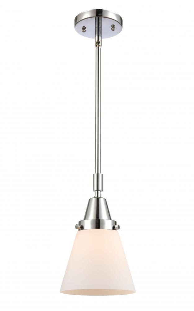 Cone - 1 Light - 6 inch - Polished Chrome - Mini Pendant