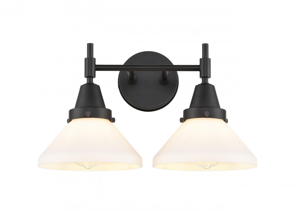 Caden - 2 Light - 17 inch - Matte Black - Bath Vanity Light