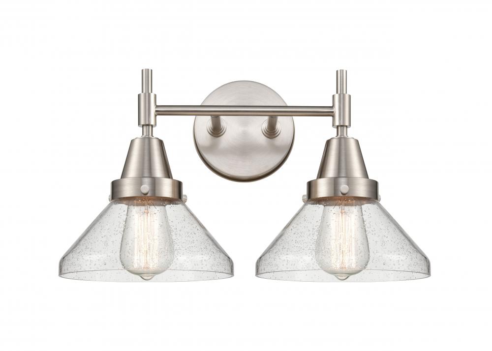 Caden - 2 Light - 17 inch - Satin Nickel - Bath Vanity Light