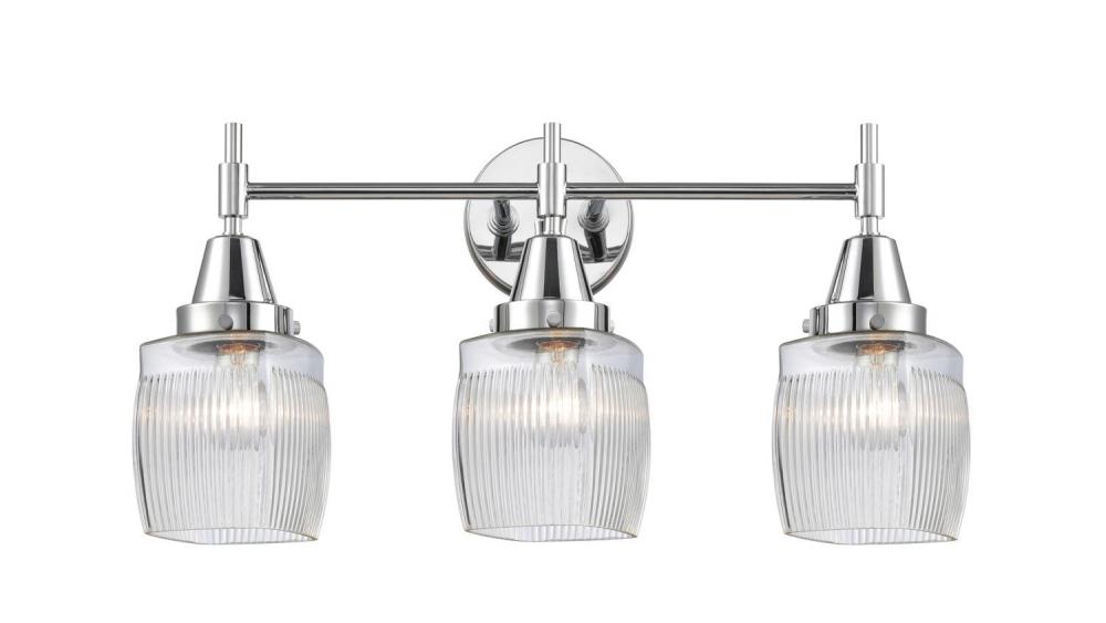 Colton - 3 Light - 24 inch - Polished Chrome - Bath Vanity Light