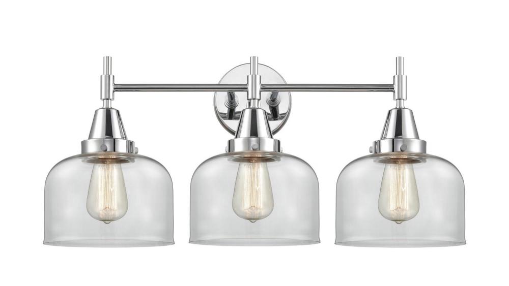 Caden - 3 Light - 26 inch - Polished Chrome - Bath Vanity Light