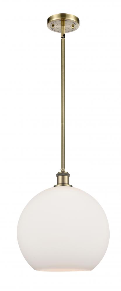 Athens - 1 Light - 12 inch - Antique Brass - Mini Pendant