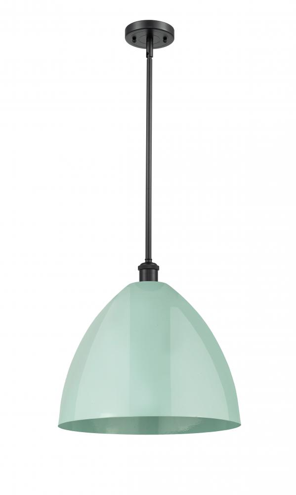 Plymouth - 1 Light - 16 inch - Matte Black - Pendant