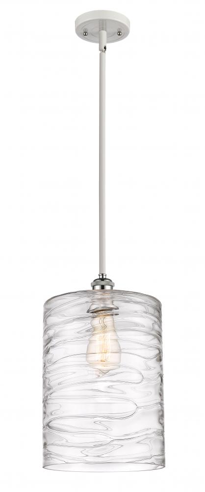 Cobbleskill - 1 Light - 9 inch - White Polished Chrome - Mini Pendant