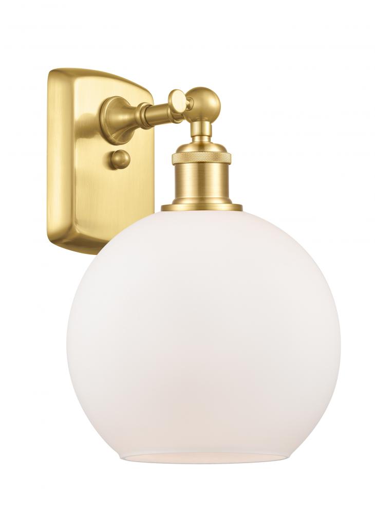 Athens - 1 Light - 8 inch - Satin Gold - Sconce