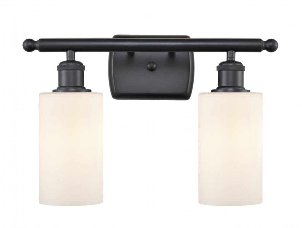 Clymer - 2 Light - 14 inch - Matte Black - Bath Vanity Light