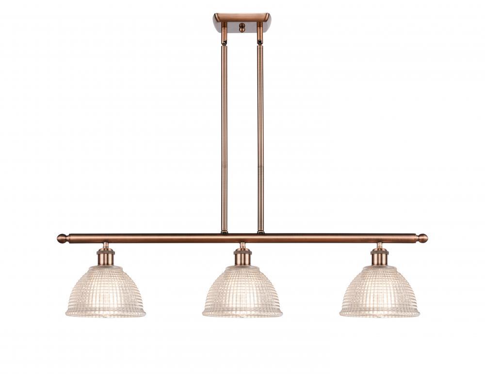 Arietta - 3 Light - 36 inch - Antique Copper - Cord hung - Island Light