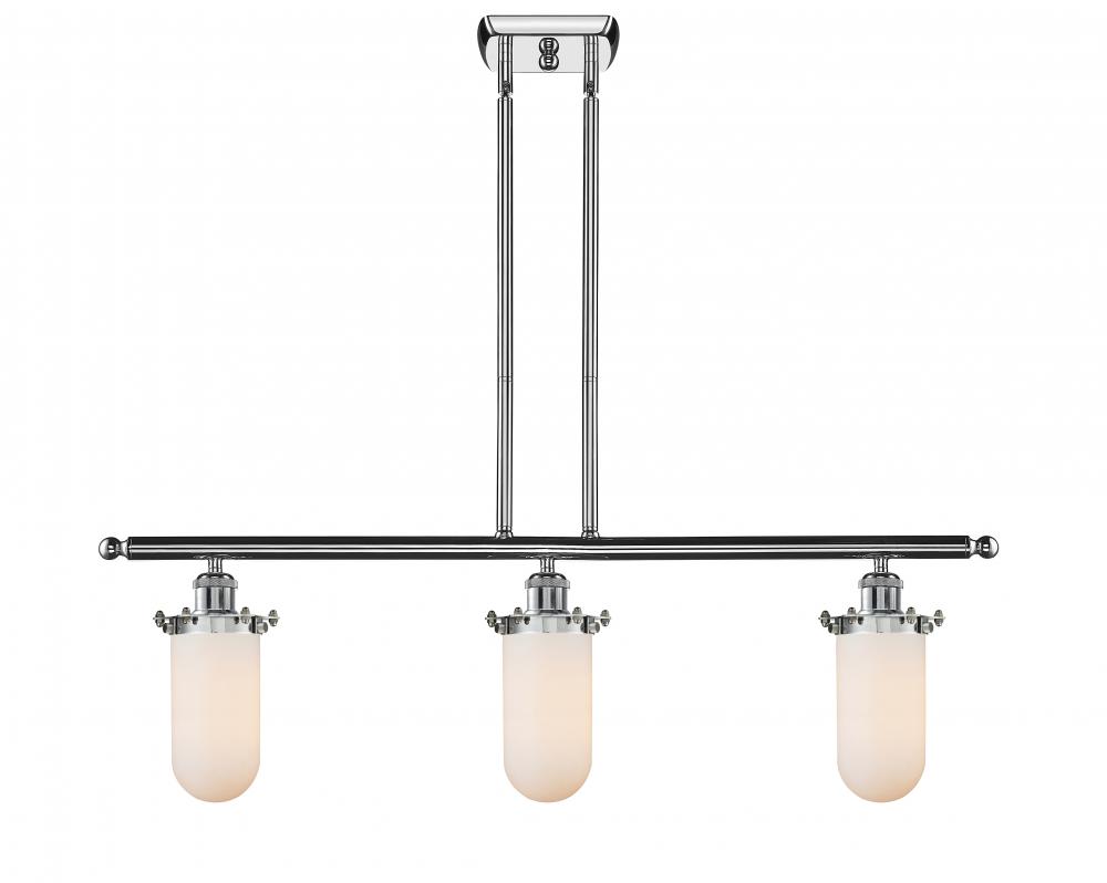 Kingsbury - 3 Light - 36 inch - Polished Chrome - Cord hung - Island Light