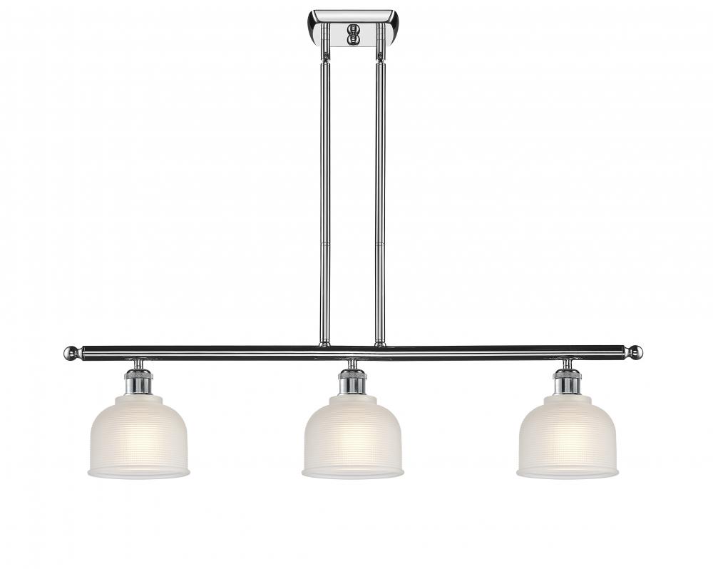 Dayton - 3 Light - 36 inch - Polished Chrome - Cord hung - Island Light