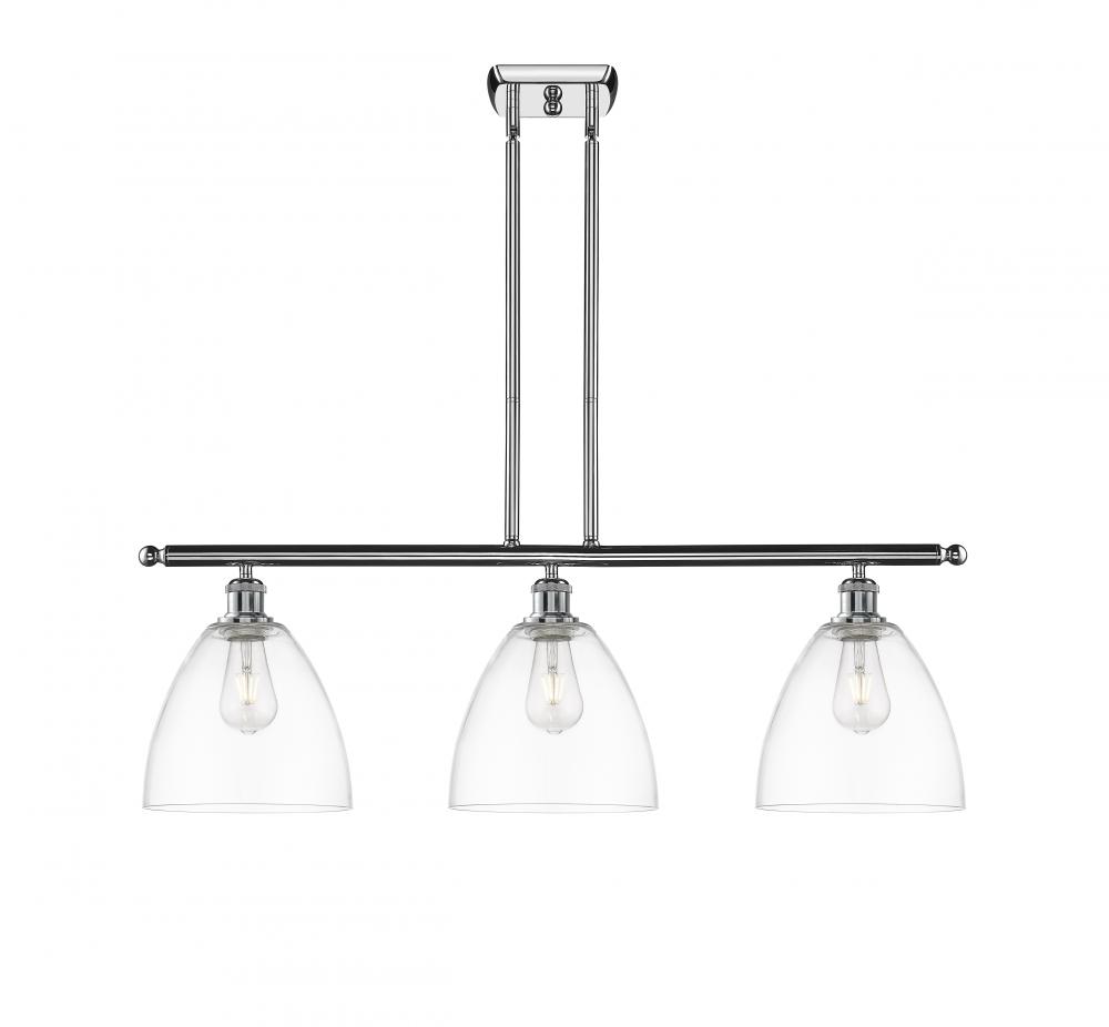 Bristol - 3 Light - 36 inch - Polished Chrome - Cord hung - Island Light