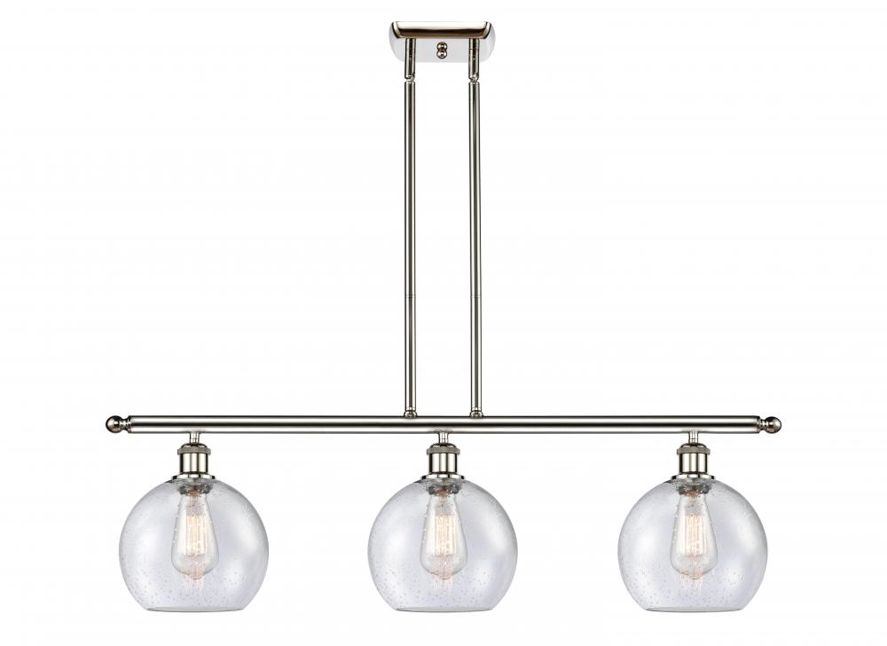 Athens - 3 Light - 36 inch - Polished Nickel - Cord hung - Island Light