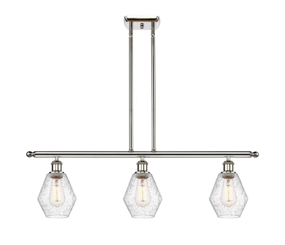 Cindyrella - 3 Light - 36 inch - Polished Nickel - Cord hung - Island Light