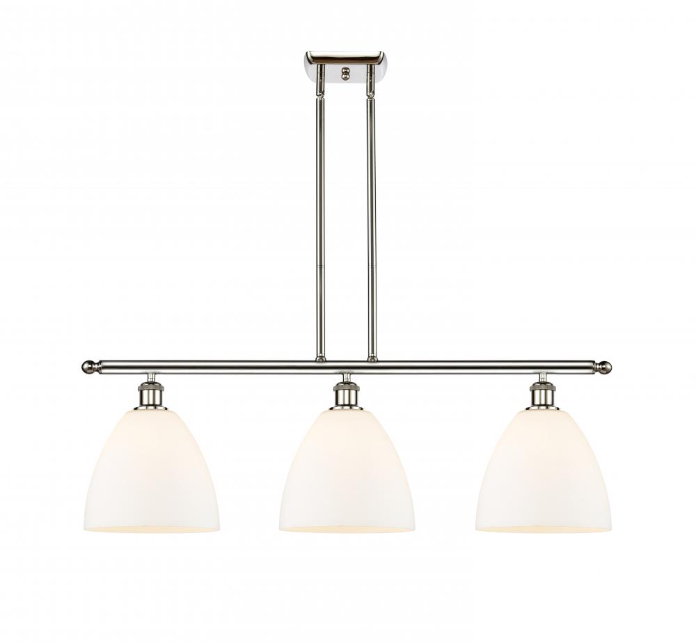 Bristol - 3 Light - 36 inch - Polished Nickel - Cord hung - Island Light