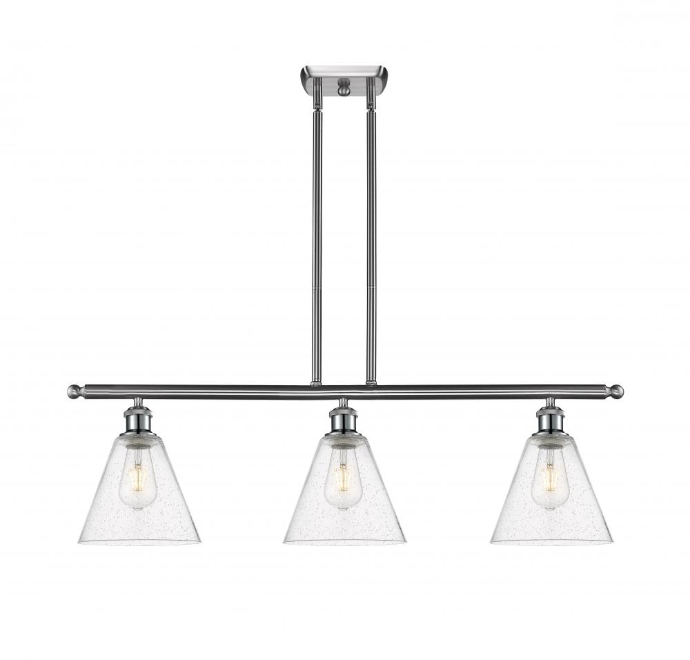 Berkshire - 3 Light - 36 inch - Brushed Satin Nickel - Cord hung - Island Light