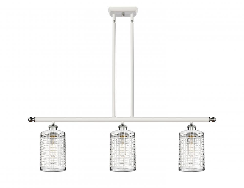 Nestbrook - 3 Light - 36 inch - White Polished Chrome - Multi Pendant