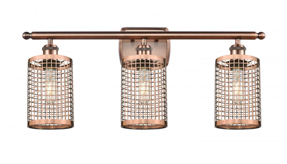 Nestbrook - 3 Light - 25 inch - Antique Copper - Bath Vanity Light