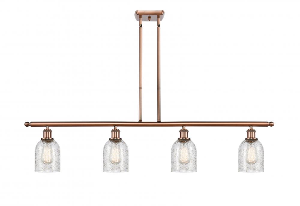 Caledonia - 4 Light - 48 inch - Antique Copper - Cord hung - Island Light