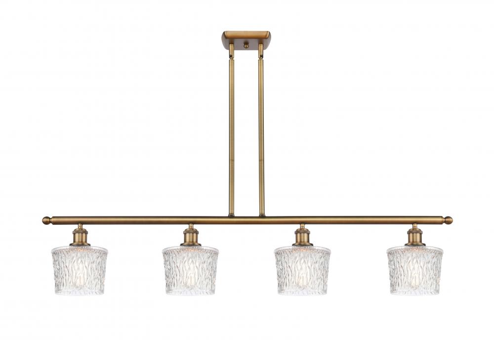 Niagara - 4 Light - 48 inch - Brushed Brass - Cord hung - Island Light