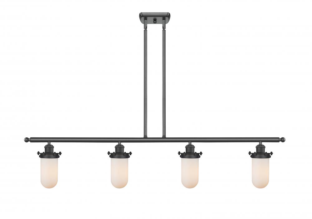 Kingsbury - 4 Light - 48 inch - Matte Black - Cord hung - Island Light