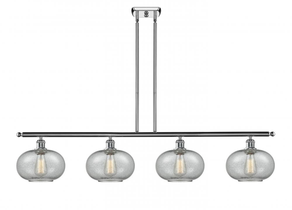 Gorham - 4 Light - 48 inch - Polished Chrome - Cord hung - Island Light